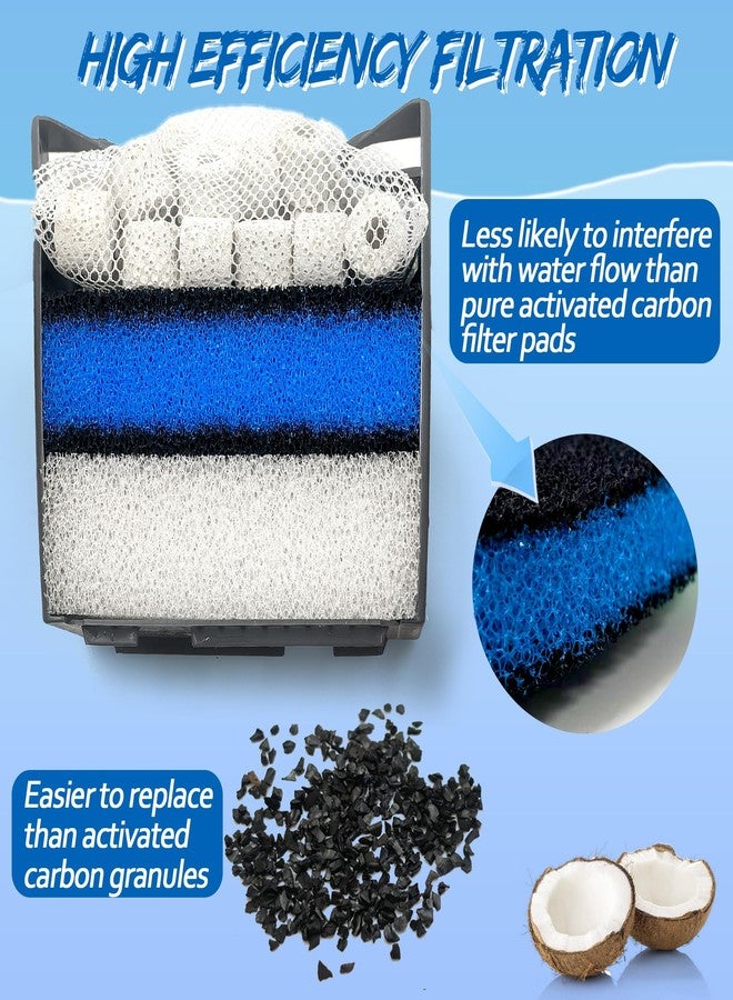 PurifyLogix 2 Sets of Upgraded Three-Stage Filtration Fish Tank Filter for AquaClear 50 Power Filter, 2 Set of Replacement Maintenance Kit for Fish Tank Filter for 20- to 50-Gallon Aquariums - Image 3